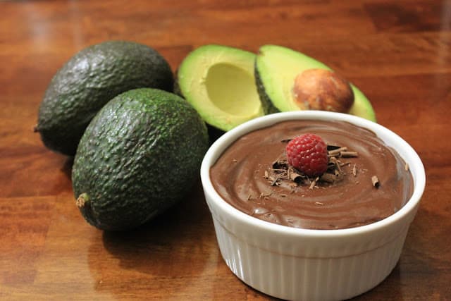 healthy dessert recipes - chocolate avocado pudding