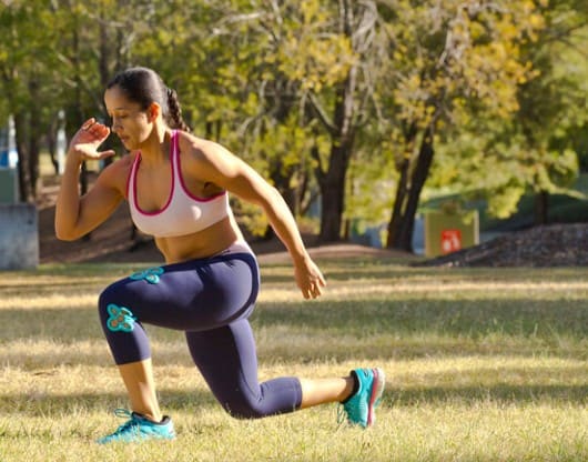 body goals - flying lunges